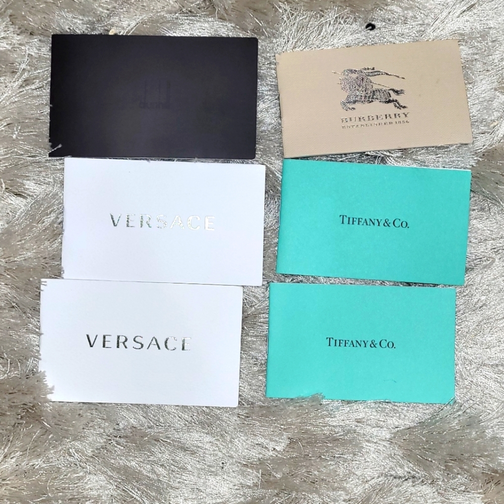 New Mix eyewear booklets Tiffany&co., versace